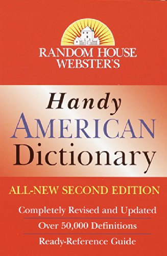 Cover for Random House · Random House Webster's Handy American Dictionary, Second Edition: Second Edition - Handy Reference (Paperback Book) (2001)