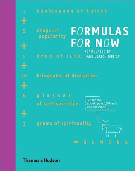 Cover for Hans-Ulrich Obrist · Formulas for Now (Hardcover Book) (2008)