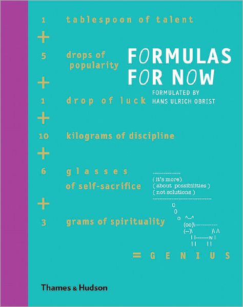 Cover for Hans-Ulrich Obrist · Formulas for Now (Gebundenes Buch) (2008)