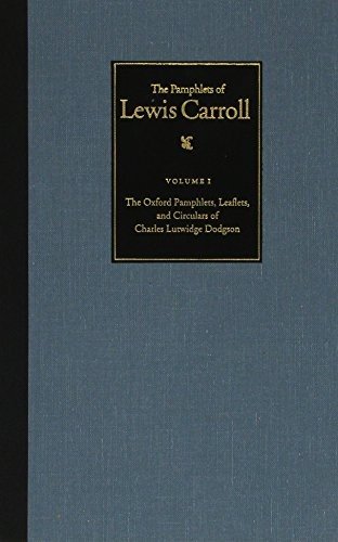 Cover for Lewis Carroll · The Oxford pamphlets, leaflets, and circulars of Charles Lutwidge Dodgson (Bog) (1993)