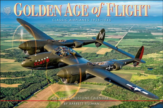 Cover for Gladstone Media · Golden Age of Flight Deluxe Wall Calendar 2025 (Paperback Book) (2024)