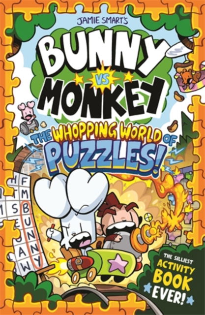 Cover for Jamie Smart · Bunny vs Monkey: The Whopping World of Puzzles (a Phoenix Comic Book, from the million-selling Jamie Smart, Illustrator of the Year) (Paperback Book) (2025)