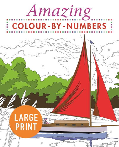 Amazing Colour-by-Numbers Large Print - Arcturus Large Print Colour by Numbers Collection - Arcturus Publishing Limited - Bøker - Arcturus Publishing Ltd - 9781789500509 - 15. september 2019