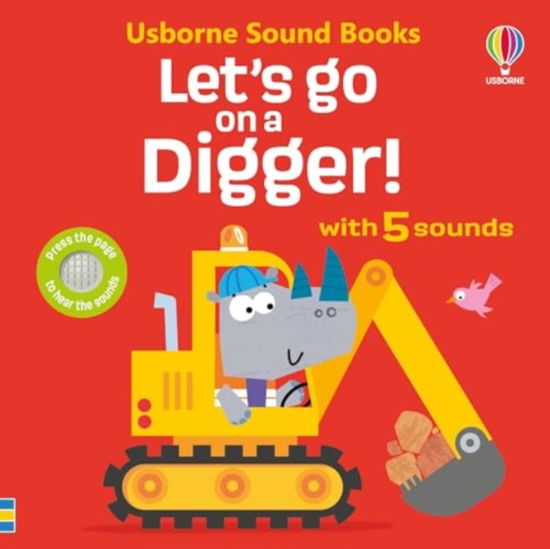 Cover for Sam Taplin · Let's go on a Digger - Let's Go Sounds (Kartonbuch) (2025)