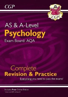 New A-Level Psychology: AQA Complete Revision & Practice with Online Edition (For exams from 2027) - CGP A-Level Psychology - CGP Books - Livros - Coordination Group Publications Ltd (CGP - 9781837742509 - 12 de agosto de 2025