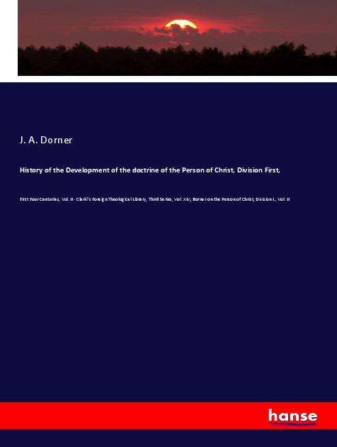 Cover for Dorner · History of the Development of th (N/A)