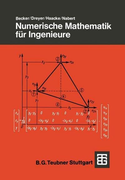 Cover for Jurgen Becker · Numerische Mathematik Fur Ingenieure (Pocketbok) (1985)