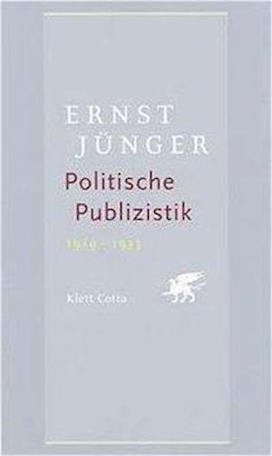 Cover for Ernst Jünger · Politische Publizistik 1919 (Buch)