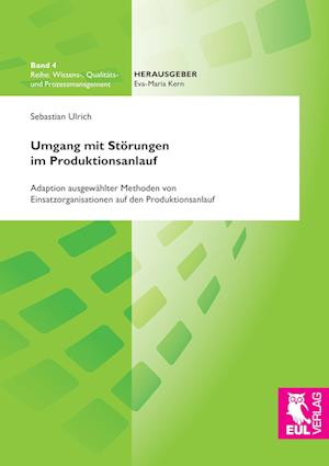 Cover for Sebastian Ulrich · Umgang mit Störungen im Produktionsanlauf (Paperback Book) (2016)