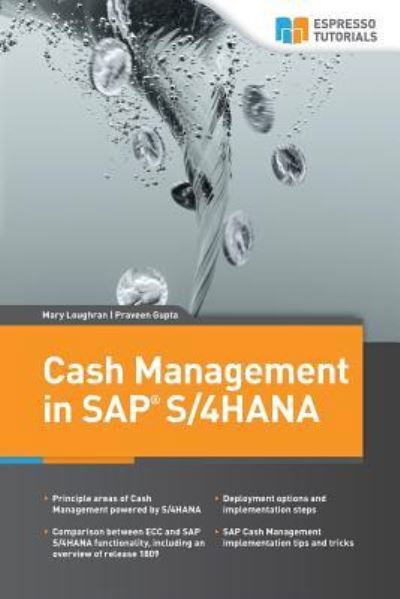 Cash Management in SAP S/4HANA - Praveen Gupta - Books - Espresso Tutorials Gmbh - 9783960129509 - April 23, 2019