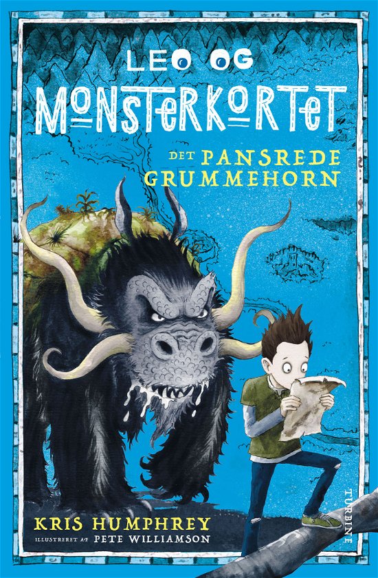 Cover for Kris Humphrey · Leo og monsterkortet 1: Det pansrede grummehorn (Hardcover bog) [1. udgave] (2021)