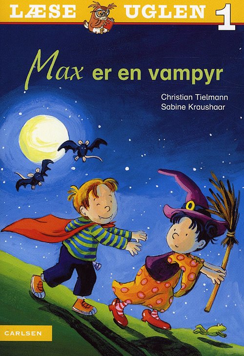 Læseuglen, niveau 1: Læseuglen (niv. 1): Max er en vampyr - Christian Tielmann - Books - Carlsen - 9788762658509 - April 15, 2009