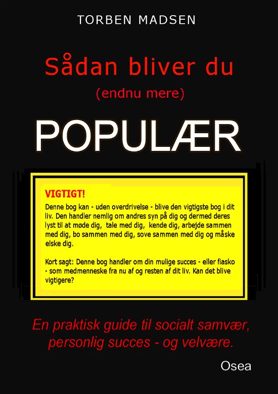 Cover for Torben Madsen · Sådan bliver du populær (Paperback Book) [1º edição] (2021)