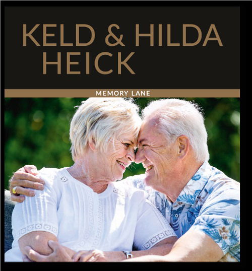 Cover for Henrik Nielsen - journalist · Keld og Hilda Heick (Hardcover Book) [1st edition] (2020)