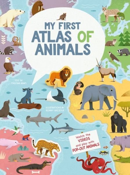 My First Atlas of the Animals - Cristina Banfi - Książki - White Star - 9788854418509 - 21 grudnia 2023