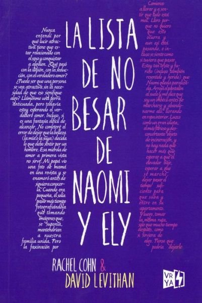 Cover for David Levithan · Lista De No Besar De Naomi Y Ely, La (Paperback Book) (2017)