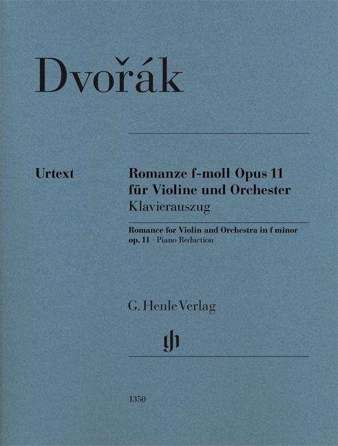 Cover for Dvorak · Dvorak:romanze F-moll Op. 11 Für Violin (Bog)