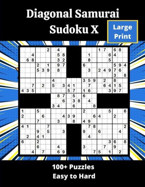 Cover for Somatomint · Diagonal Samurai Sudoku X (Paperback Book) (2020)