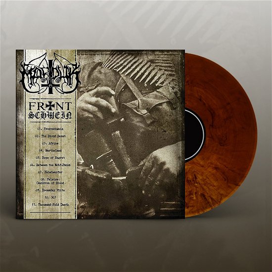 Cover for Marduk · Frontschwein (Beer Marble Vinyl) (LP) (2022)