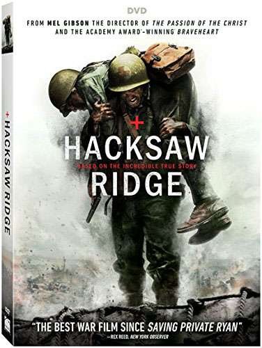 Cover for Hacksaw Ridge (DVD) (2017)