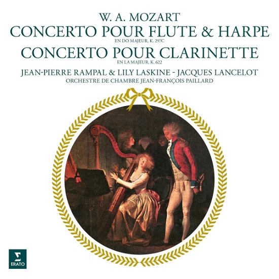 Cover for Rampal / Laskine / Lancelot · Mozart Concerto Pour Flute &amp; Harpe / Concerto Pour Clarin (LP) (2022)