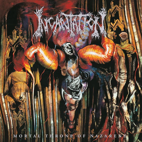 Cover for Incantation · Mortal Throne of Nazarene (LP) [Reissue edition] (2024)