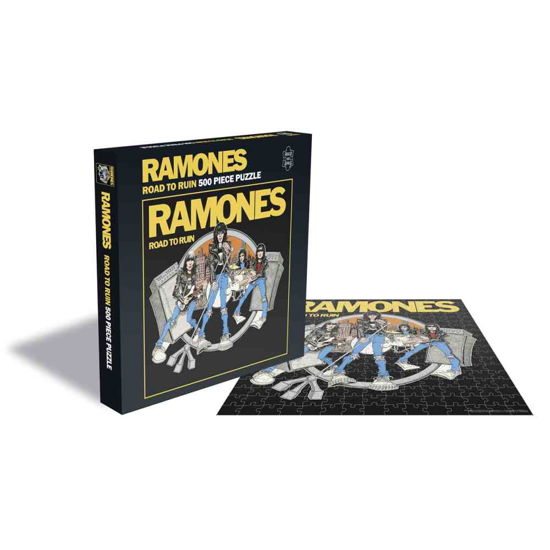 Road to Ruin (500 Piece Jigsaw Puzzle) - Ramones - Lautapelit - ROCK SAW PUZZLES - 0803343234510 - perjantai 27. syyskuuta 2019