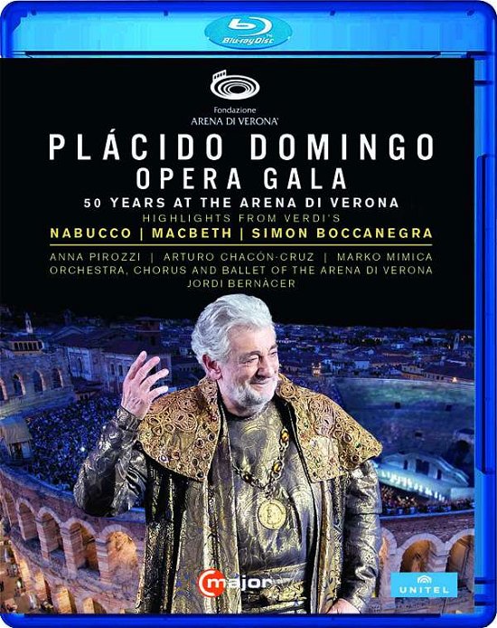 Cover for Verdi / Placido Domingo · Placido Domingo Opera Gala (Blu-Ray) (2020)