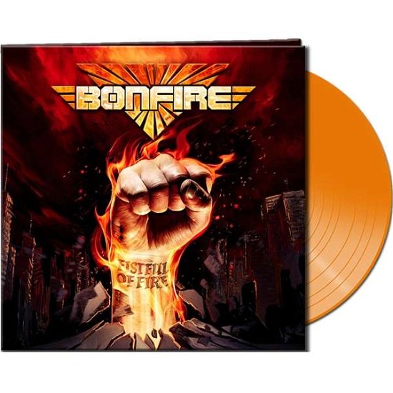 Cover for Bonfire · Fistful of Fire (Orange Vinyl) (LP) [Limited edition] (2020)