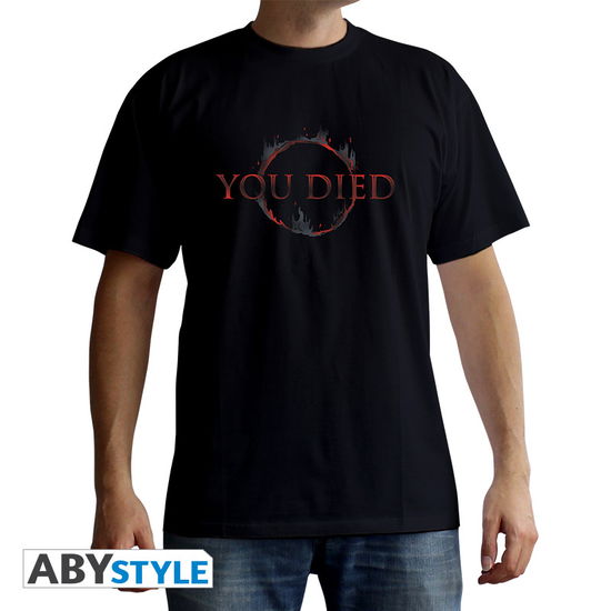 DARK SOULS - Tshirt You Died man SS black - basi - T-Shirt Männer - Merchandise - ABYstyle - 3665361019510 - 7. februar 2019