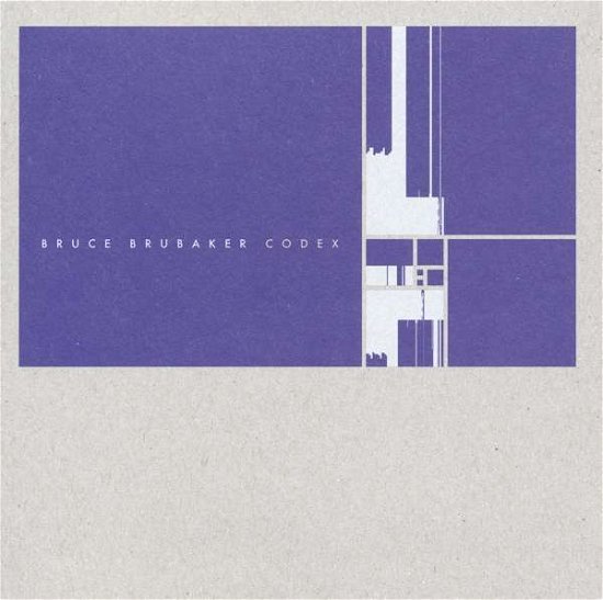 Cover for Bruce Brubaker · Codex (LP) (2018)