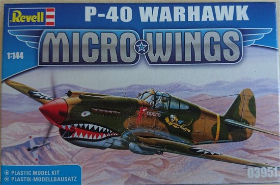 Micro Wings - P-40 Warhawk (03951) - Revell - Produtos -  - 4009803039510 - 