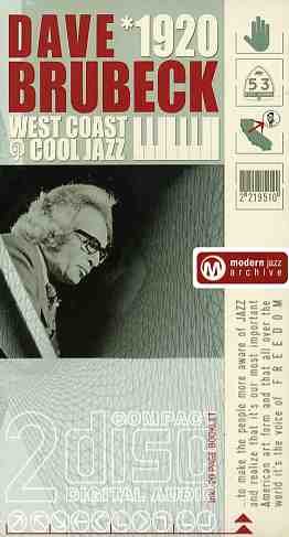 Cover for Dave Brubeck. · Modern Jazz Archive (CD) (2014)