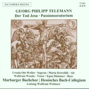 Cover for Telemann / Ott-weiler / Wende / Bachchor · Der Tod Jesu (CD) (2012)