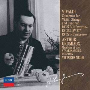 Cover for Arthur Grumiaux · Vivaldi: Violin Concertos (CD) (2021)