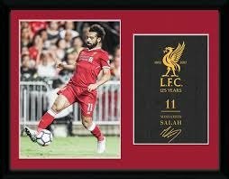 Cover for Liverpool · Liverpool - Salah 17/18 (Stampa In Cornice 30x40cm) (MERCH)