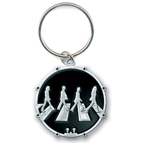 The Beatles Keychain: Abbey Road Crossing Chrome (Enamel In-fill) - The Beatles - Merchandise - Apple Corps - Accessories - 5055295308510 - 21. oktober 2014
