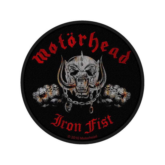 Motorhead Standard Woven Patch: Iron Fist / Skull - Motörhead - Merchandise - PHD - 5055339718510 - 19. august 2019