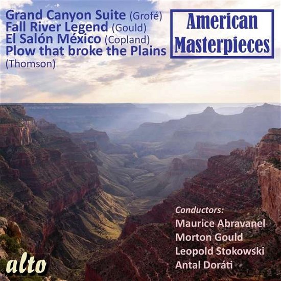 Cover for Abravanel / Dorait / Gould / Stokowski · American Masterpices: Grofe. Copland. Thomson. Gould (CD) (2021)