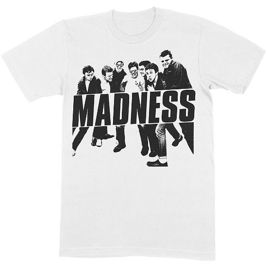 Cover for Madness · Madness Unisex T-Shirt: Vintage Photo (T-shirt) [size L] [White - Unisex edition]