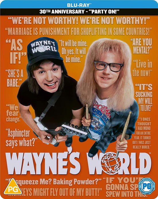 Waynes World Limited Edition Steelbook - Waynes World BD Steelbook - Film - Paramount Pictures - 5056453202510 - 7. februar 2022