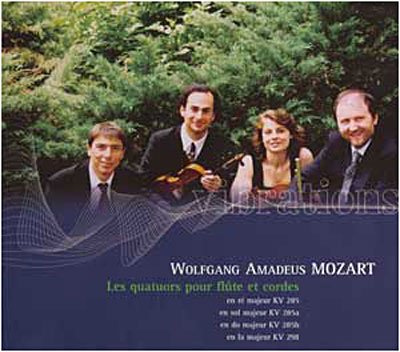 Cover for Wolfgang Amadeus Mozart · Les Quatuors Pour Flute Et Cordes (CD)
