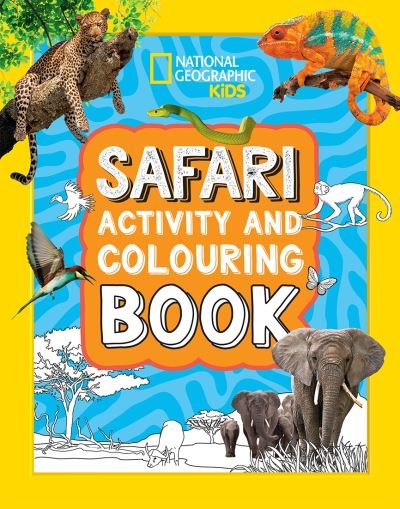 Cover for National Geographic Kids · Safari Activity and Colouring Book - National Geographic Kids (Paperback Bog) (2024)