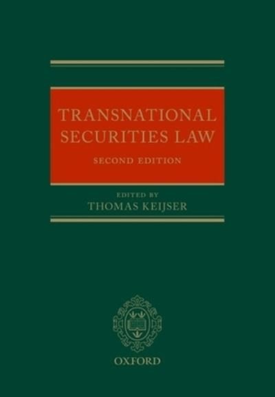 Cover for Transnational Securities Law 2e (Innbunden bok) [2 Revised edition] (2022)