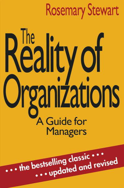 Cover for Stewart · The Reality of Organizations (Book) (1993)