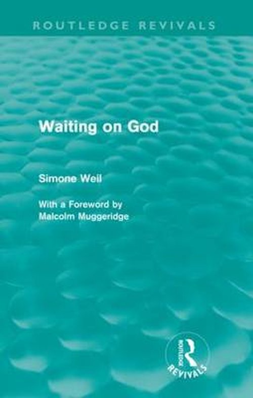 Cover for Simone Weil · Waiting on God (Paperback Book) (2009)