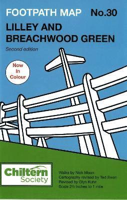 Cover for Nick Moon · Footpath Map No. 30 Lilley and Breachwood Green: Second Edition - In Colour - Chiltern Society Footpath Maps (Paperback Book) [2 Revised edition] (2023)