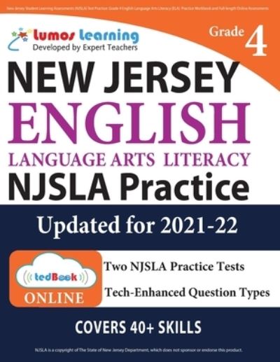 Cover for Lumos Learning · New Jersey Student Learning Assessments (NJSLA) Test Practice (Paperback Book) (2021)