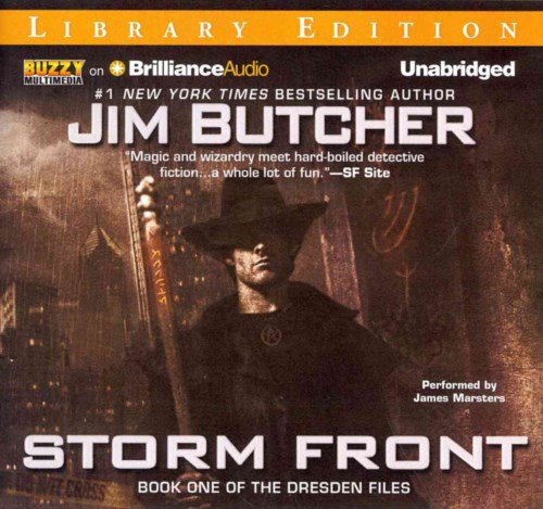 Cover for Jim Butcher · Storm Front (The Dresden Files) (Audiobook (CD)) [Library edition] (2014)