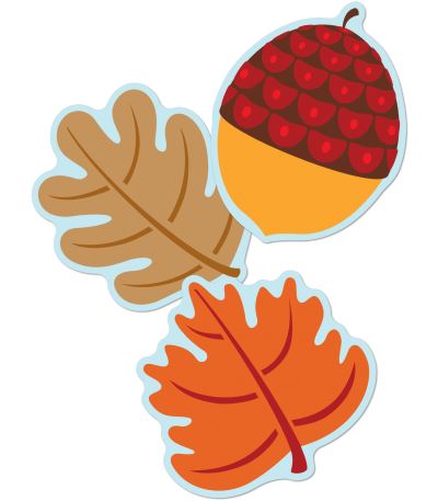 Leaves & Acorns Cut-Outs - Carson-Dellosa Publishing - Inne - Carson Dellosa Education - 9781483828510 - 14 stycznia 2016